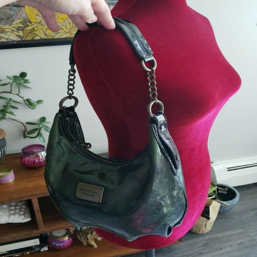 Vera Wang Green Shoulder Bag
